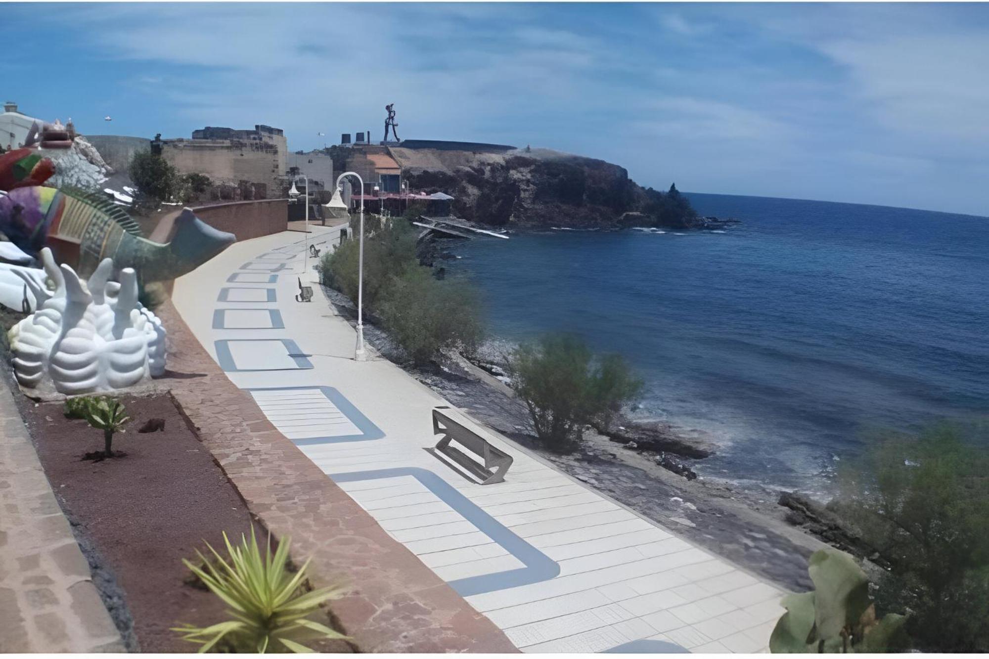 Sun And Sea House 3 Rooms & Wifi Arinaga Bagian luar foto